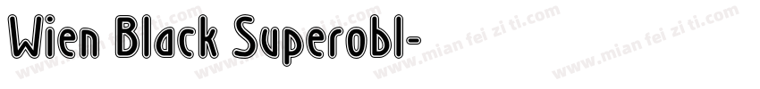 Wien Black Superobl字体转换